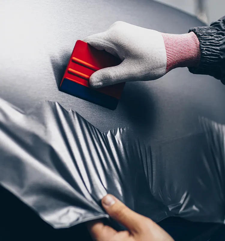 Transforming appearance with vinyl wraps